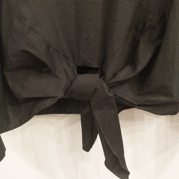 Design Lab Lord & Taylor tie front top M - Picture 3 of 7